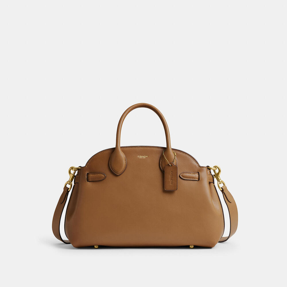 Coach Soft Empire Carryall Bag 28 with Coach Cherry bag charm
